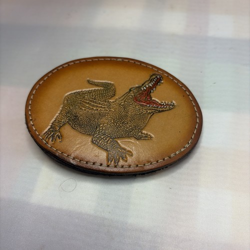 Leather belt buckle x - belt, 4“